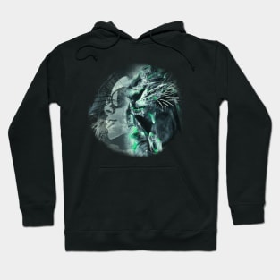 Woman with tiger inner strength Hoodie